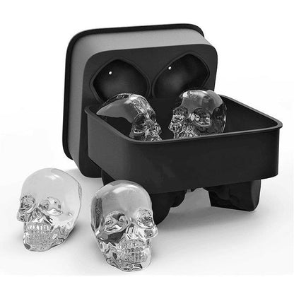 3D Skull Ice Cube Molds