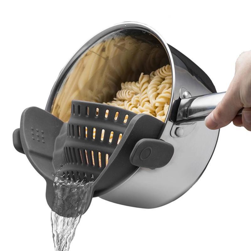 Silicone Clip On Pot Strainer