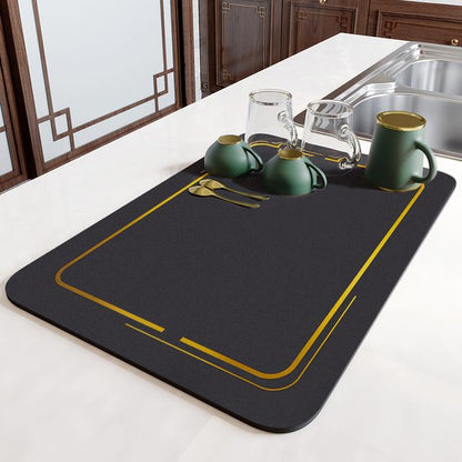 Super Absorbent Kitchen Counter Drying Mat