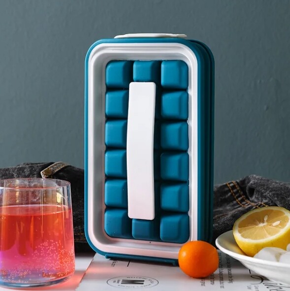 Silicone 2-in-1 Foldable Ice Pot