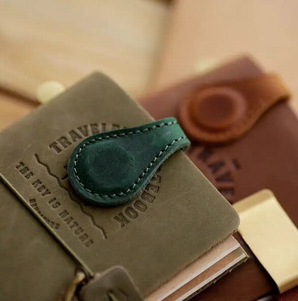 Genuine Leather Handmade Magnetic Bookmark Paper Clip