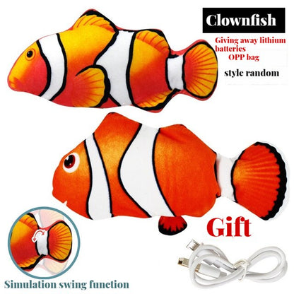 Electric fish pet toy