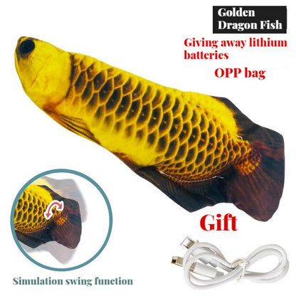 Electric fish pet toy