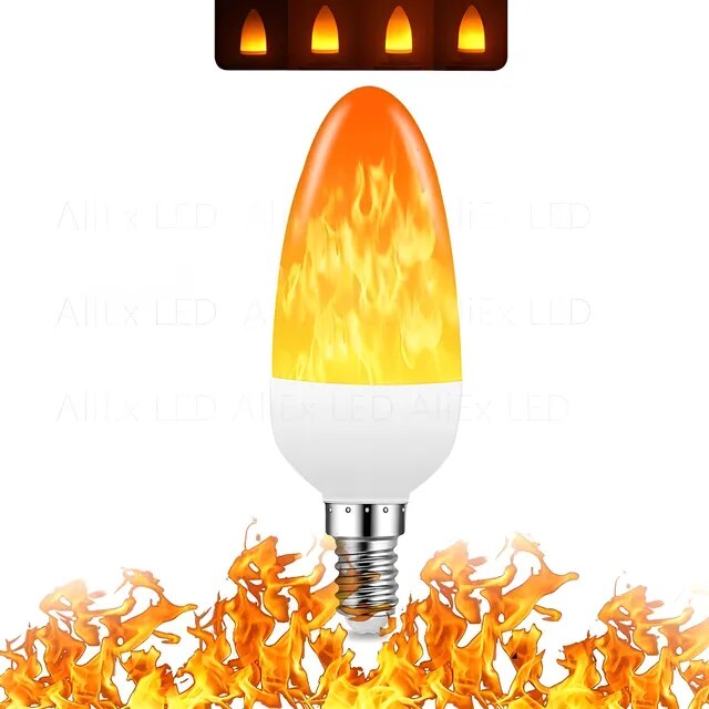 Flame Effect Light Bulb