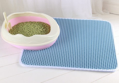 Waterproof Pet/Cat Litter Mat Double Layer