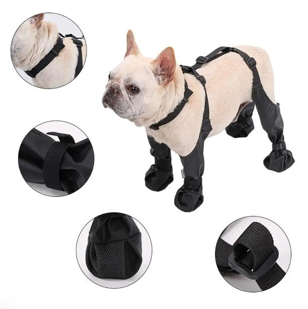 Adjustable Dog Shoes Waterproof