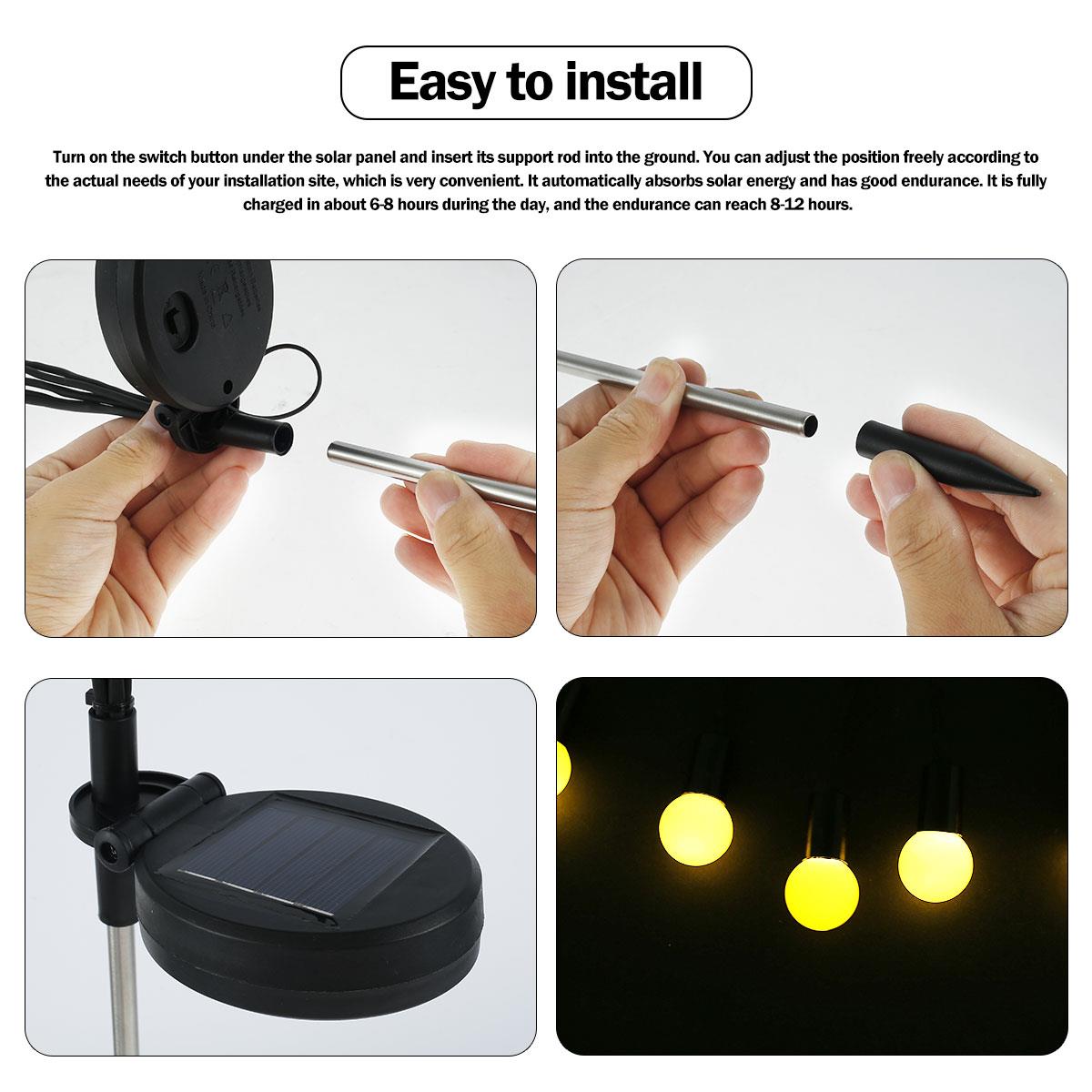 Solar LED Light Outdoor Waterproof Garden