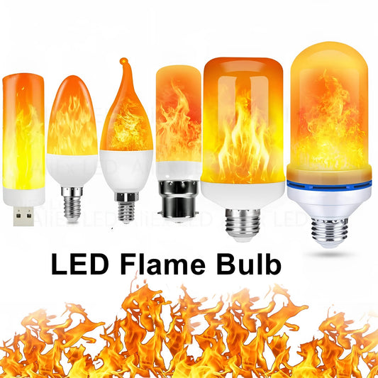 Flame Effect Light Bulb