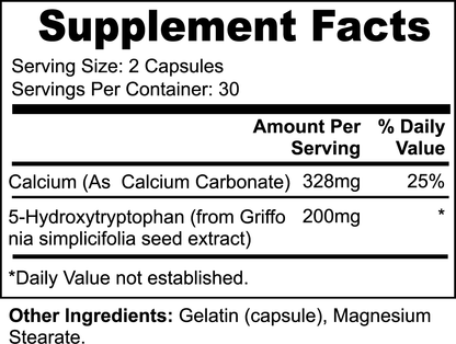 Mood Supplement 5-HTP (5-Hydroxytryptophan)