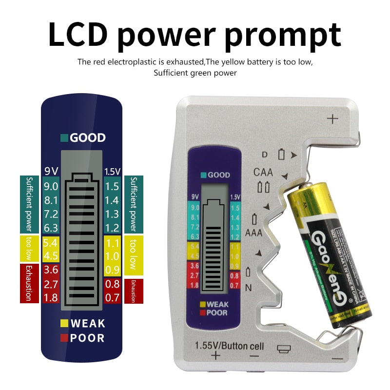 Batteries Tester Digital Capacity