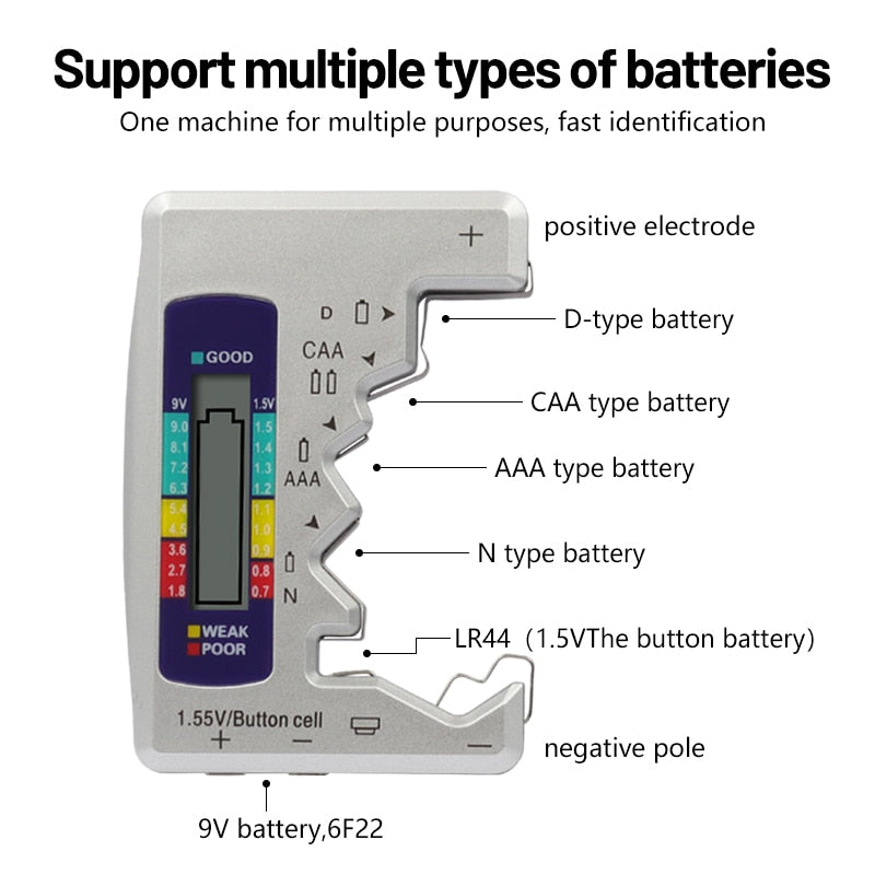 Batteries Tester Digital Capacity