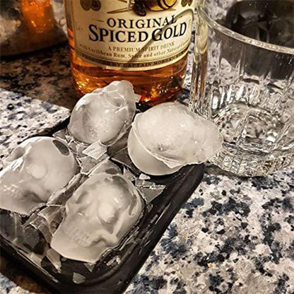 3D Skull Ice Cube Molds