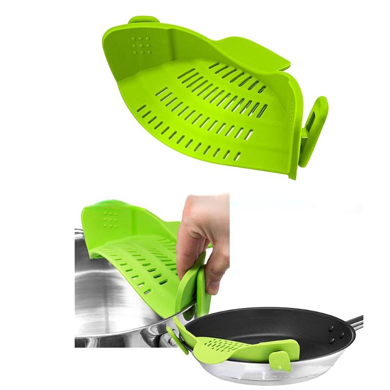 Silicone Clip On Pot Strainer