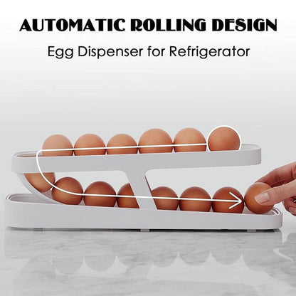 Automatic Scrolling Egg Rack Holder