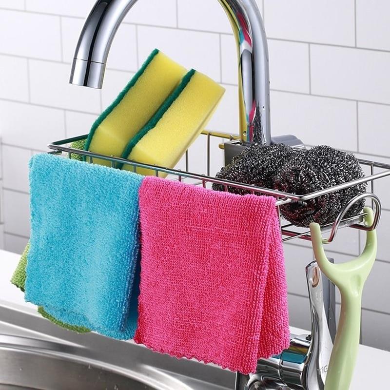 Kitchen Stainless Steel Faucet Rack