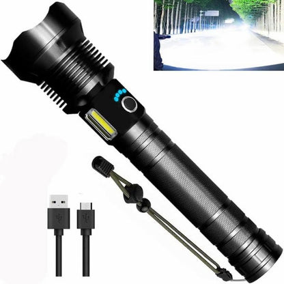 LED Rechargeable Tactical Laser Flashlight