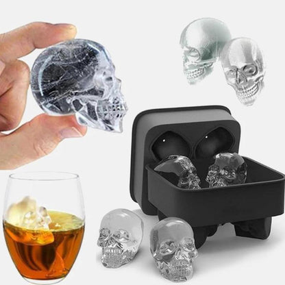 3D Skull Ice Cube Molds