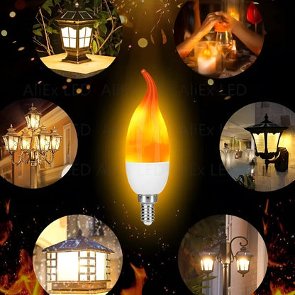 Flame Effect Light Bulb