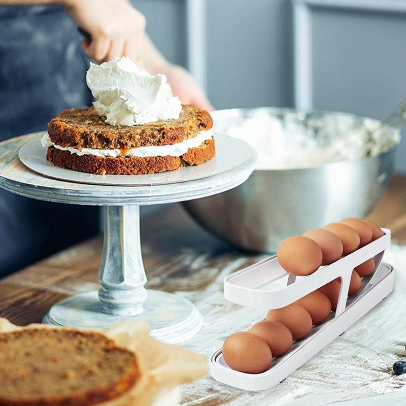 Automatic Scrolling Egg Rack Holder