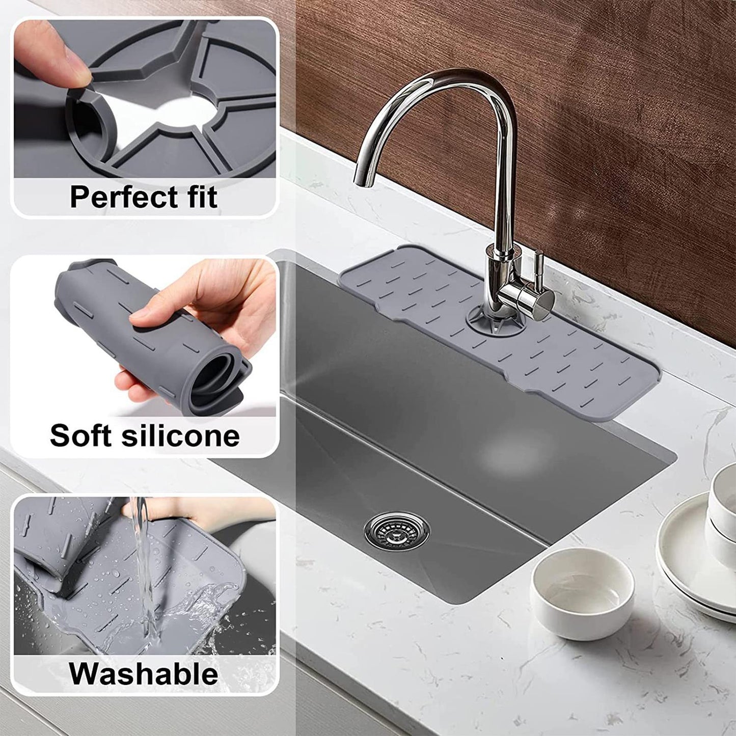 Kitchen Faucet Absorbent Mat