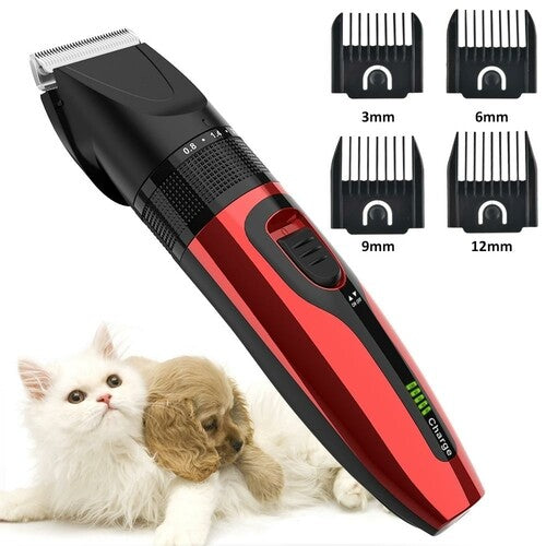 Pet Grooming Clippers Kit With Scissors And Comb