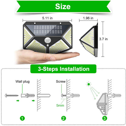 Outdoor Solar Lamp with Motion Sensor