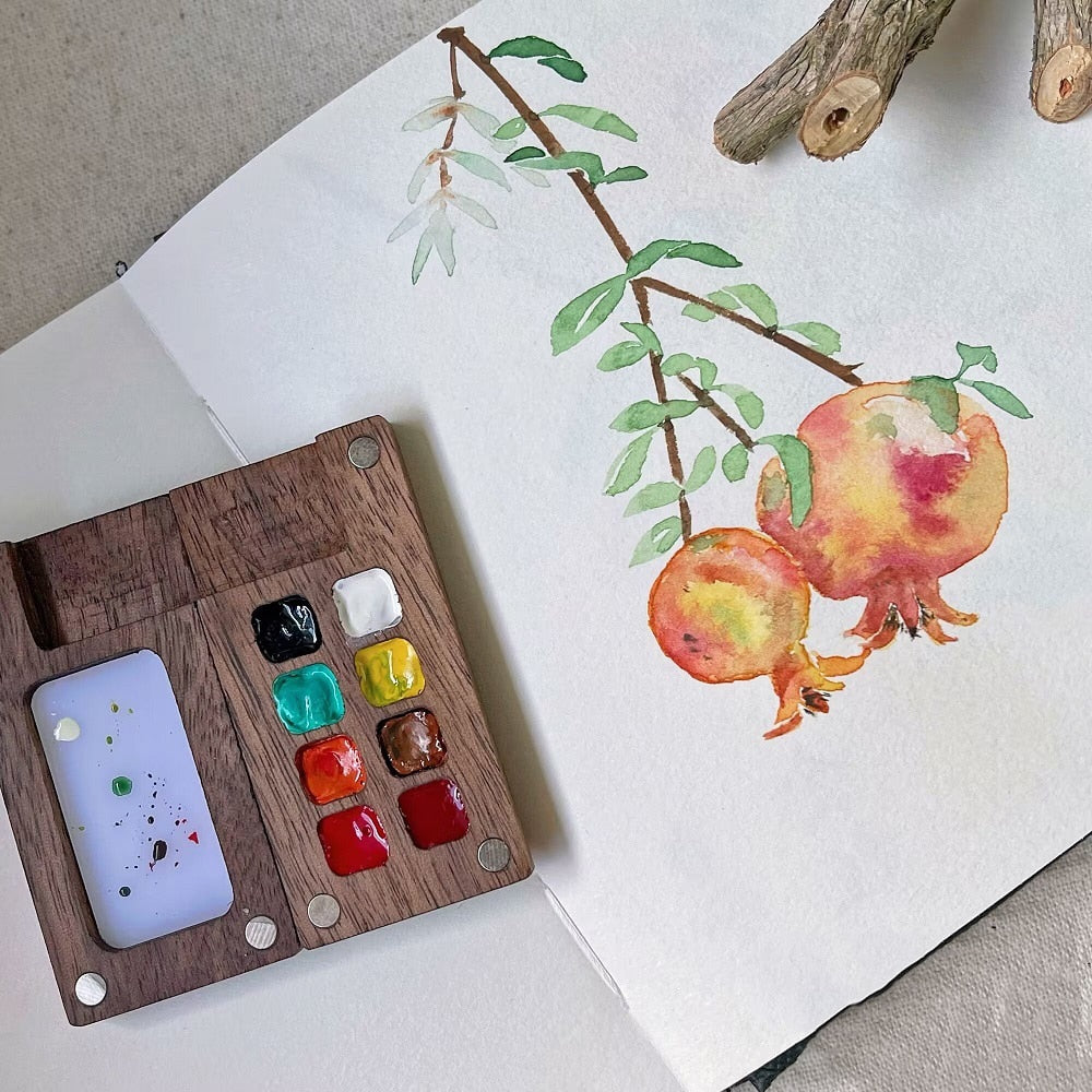 Mini Pocket Watercolor Palette