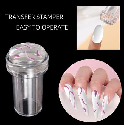 Transparent Nail Stamper