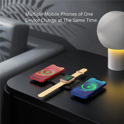 Foldable 3-in-1 Wireless Charger